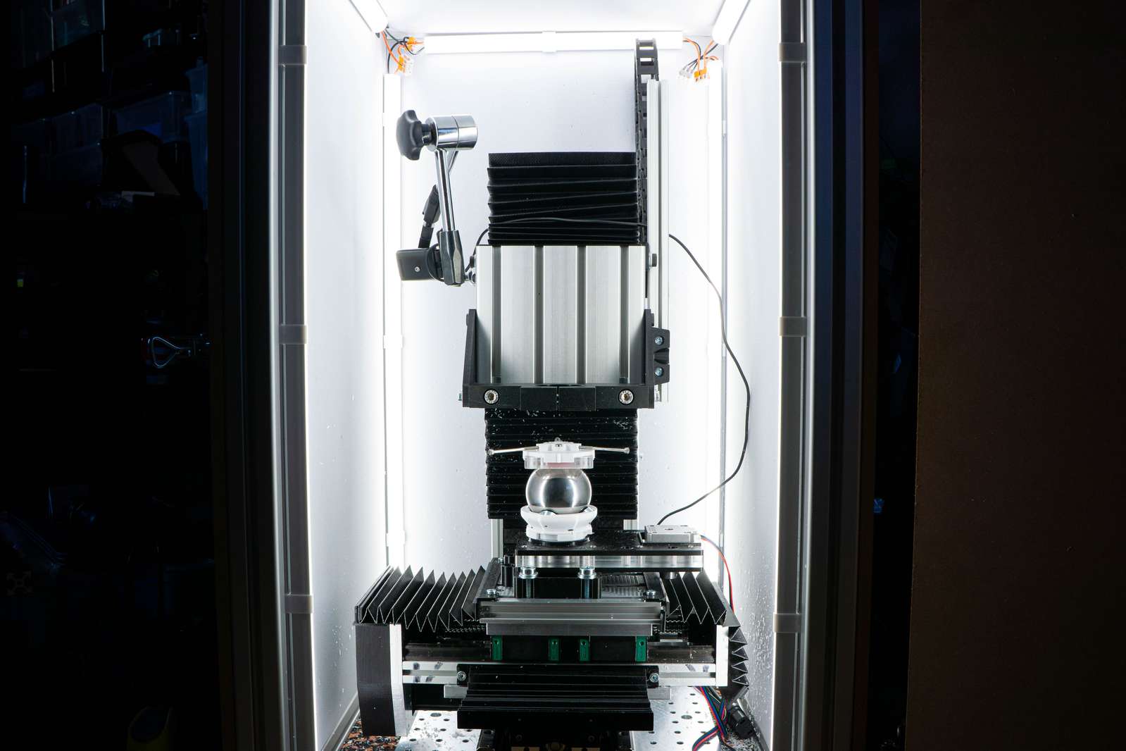 CNC with rotating table addon