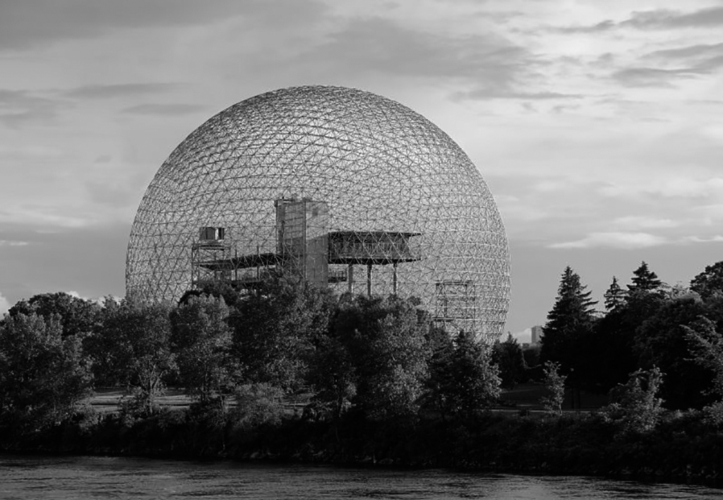 EXPO '67 geodesic dome in Montreal