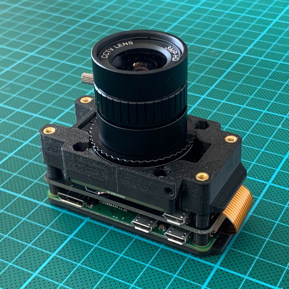 raspberry pi telephoto lens